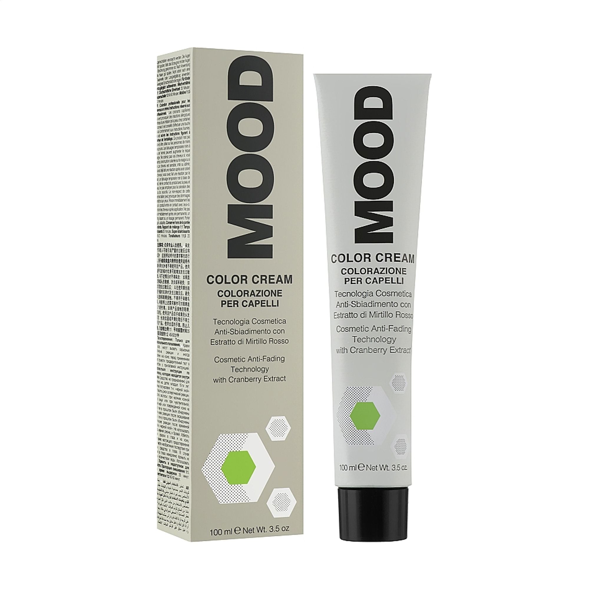 Перманентна крем-фарба для волосся Mood Color Cream 10.23 Platinum Blonde Topaz, 100 мл